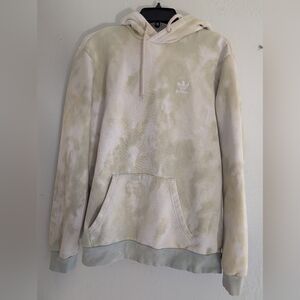 Adidas Olive Green Tie-Dye Men's Sweater